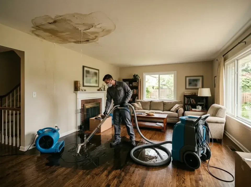 attic-pipe-burst-ceiling-drip-008 — frequently asked questions, Water Damage Restoration & Carpet Care in Strathmore, CA